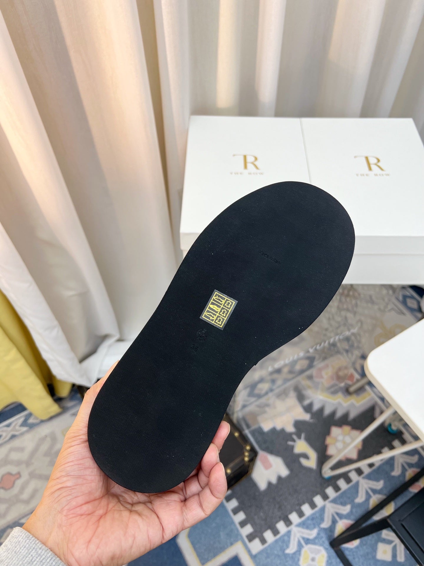 The Row 2025 Boot Black Sheepskin 576058