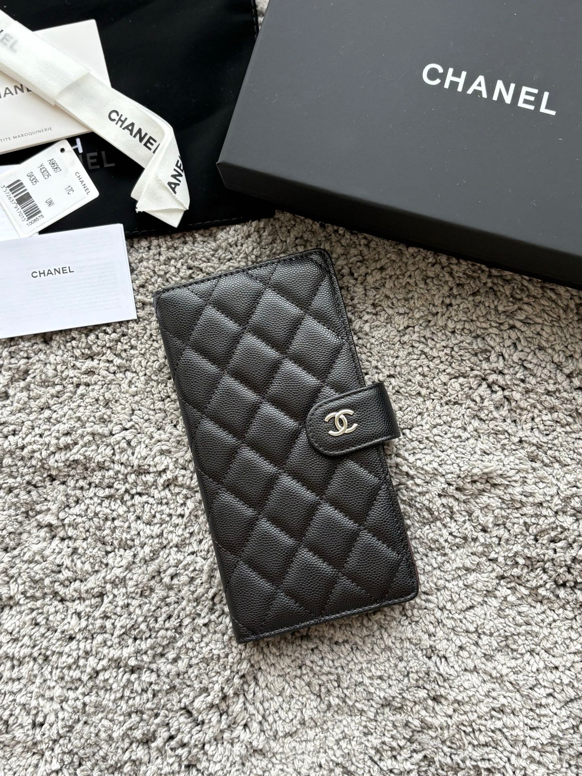 Chanel 2026 Long Wallet 19cm Leather 102500