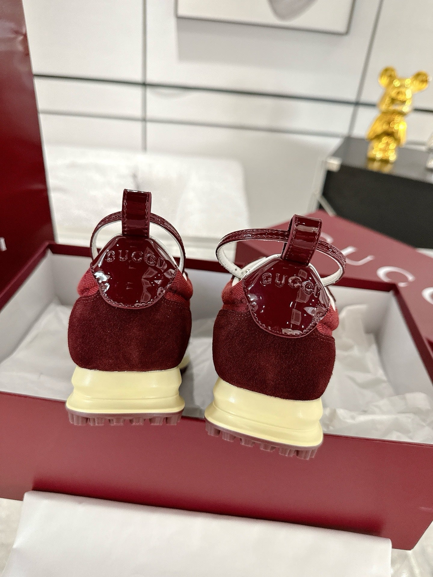 GC 2025 Re-Motion Sneaker Red Suede Cowhide 292414