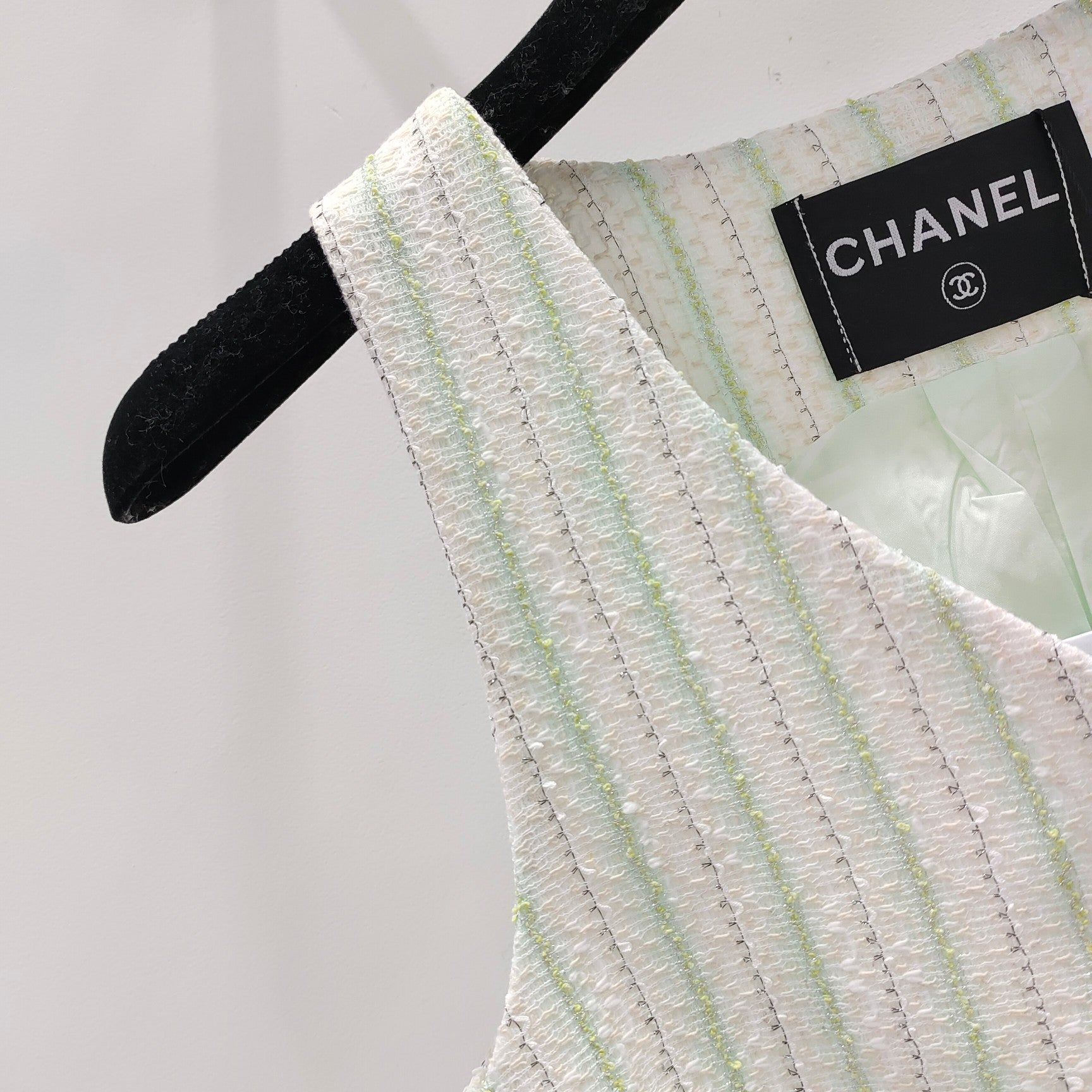 CC Refreshing Vest White Green Polyester 215764