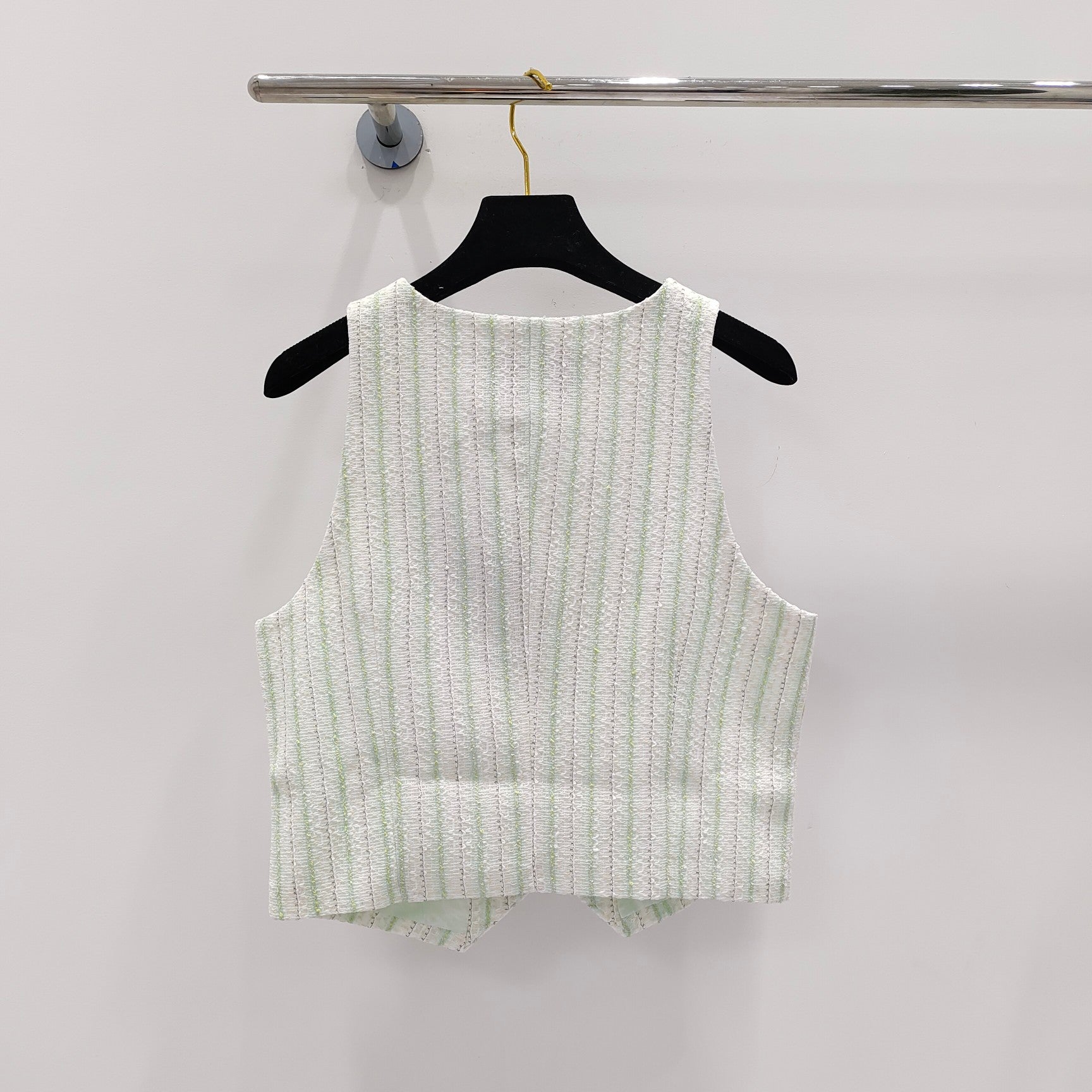CC Refreshing Vest White Green Polyester 215764