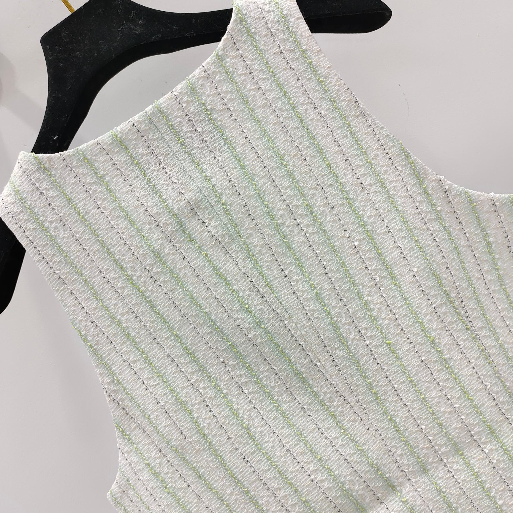 CC Refreshing Vest White Green Polyester 215764
