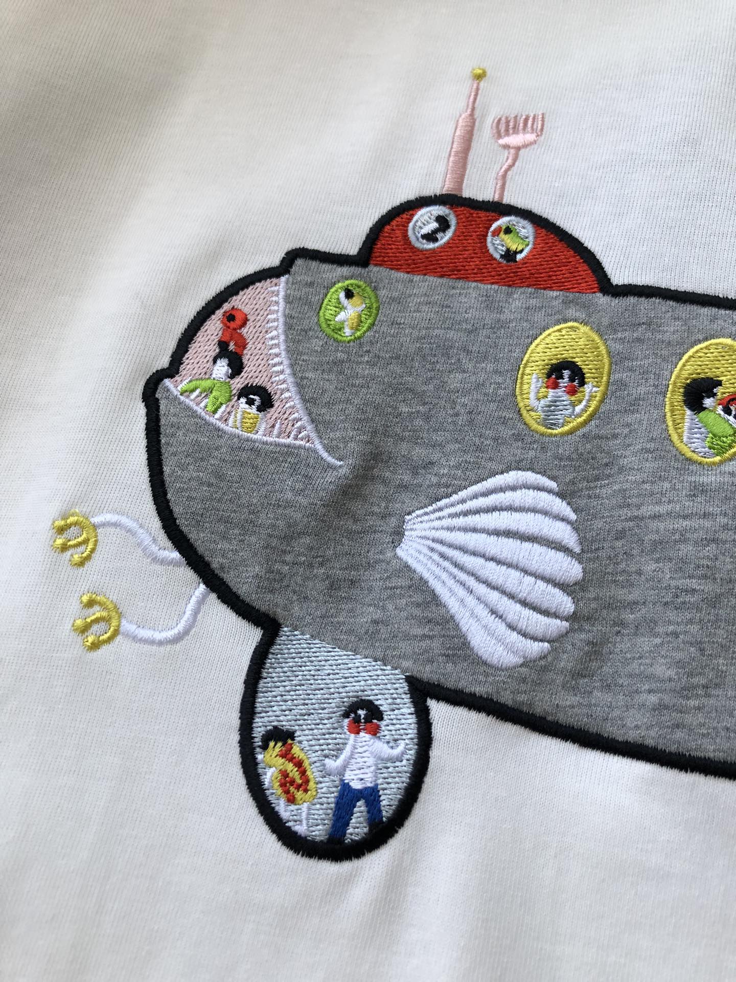 Loewe Submarine T-shirt White Cotton