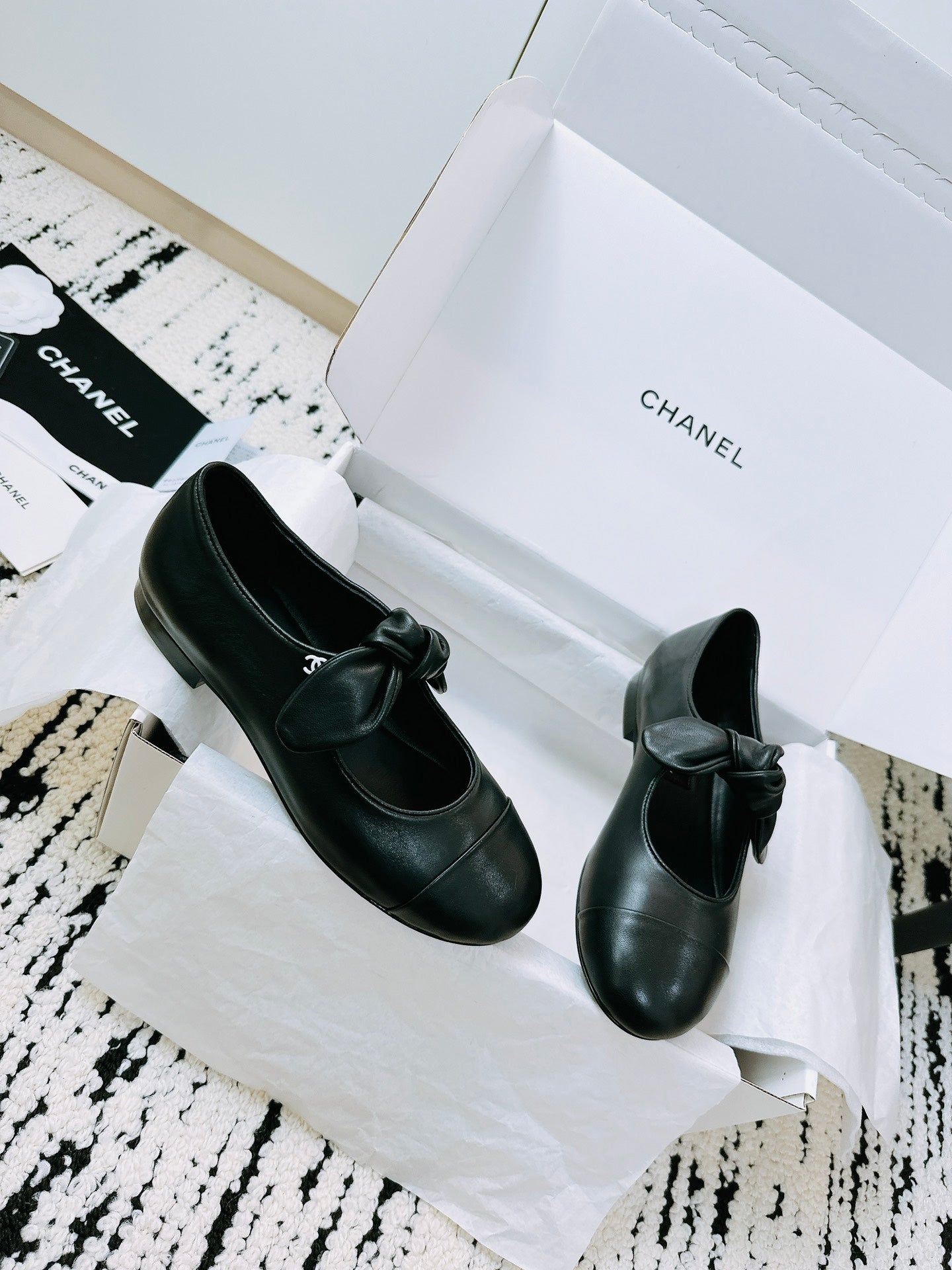 CC Mary Janes 15mm In Black Cowhide 144487
