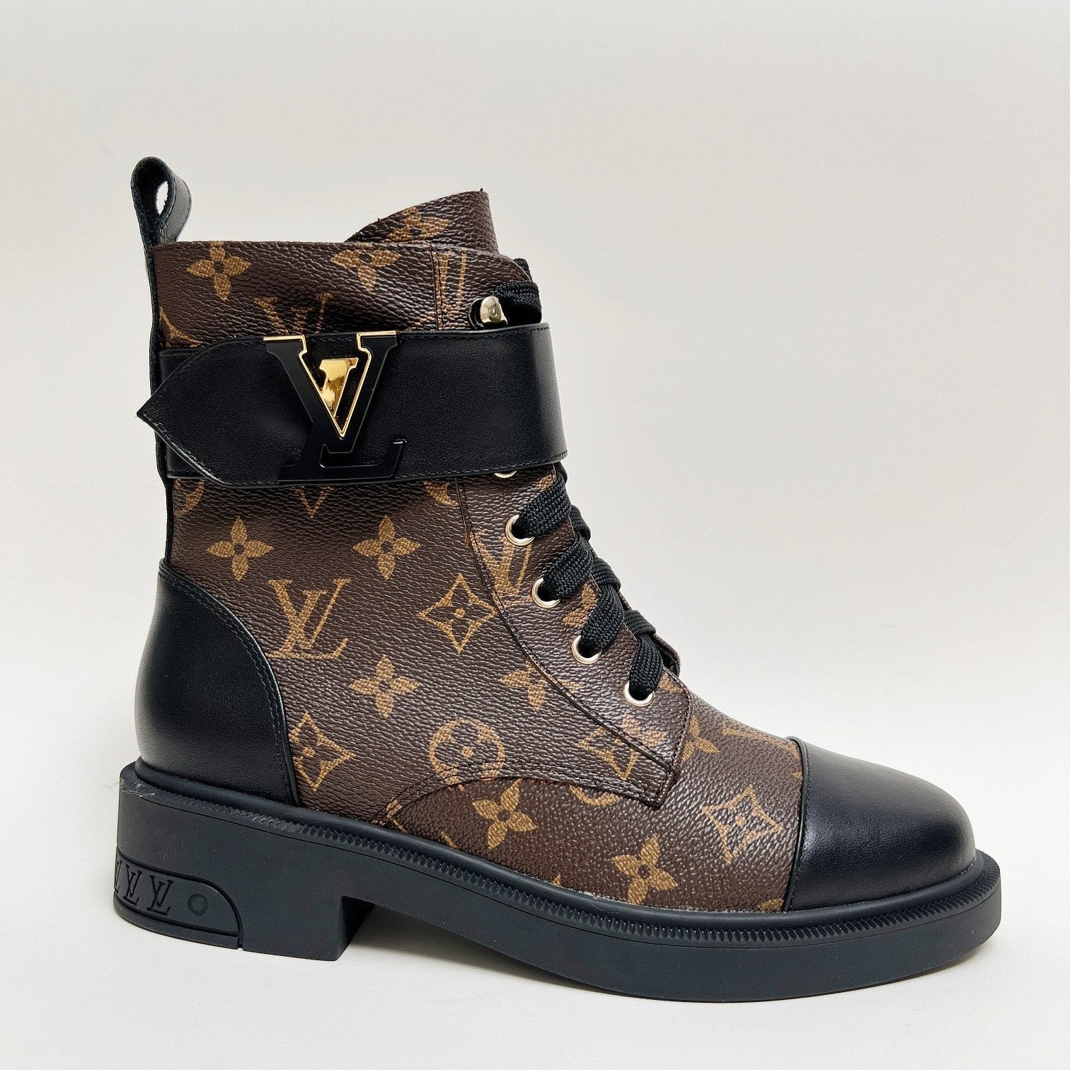 LV Citizen Boots Dark Brown Monogram Cowhide
