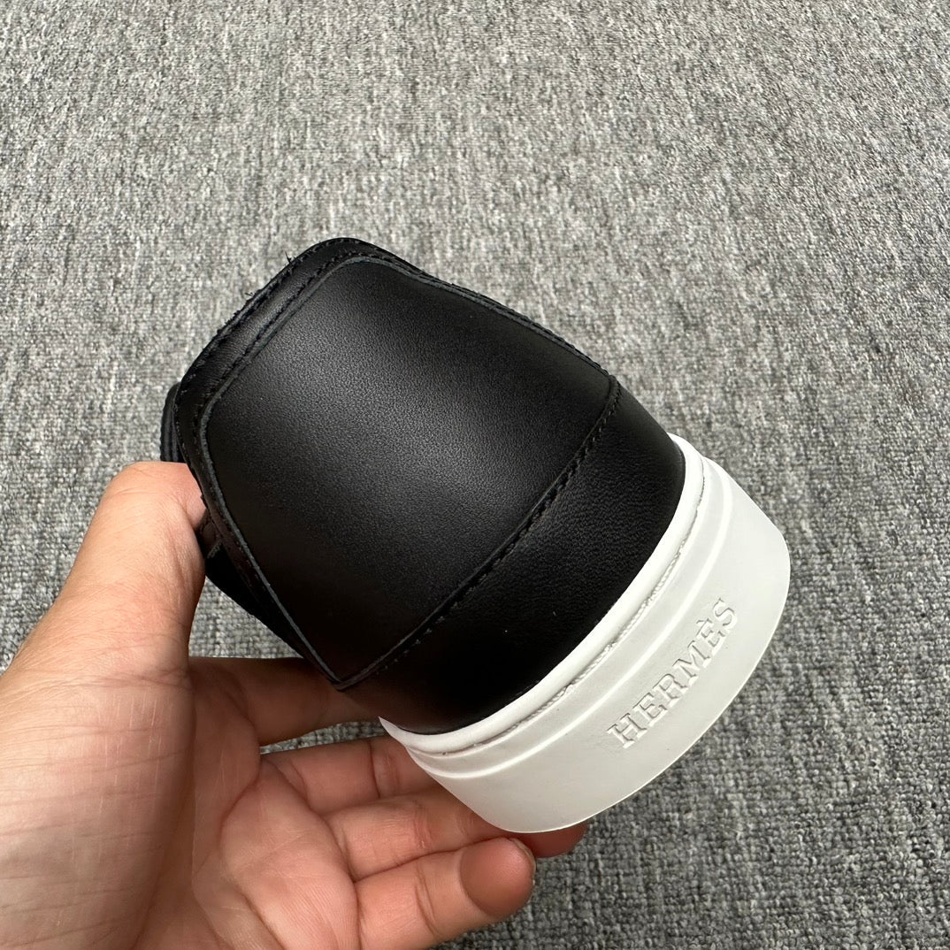 HM Men's Get Sneaker Black Suede Calfskin 336083