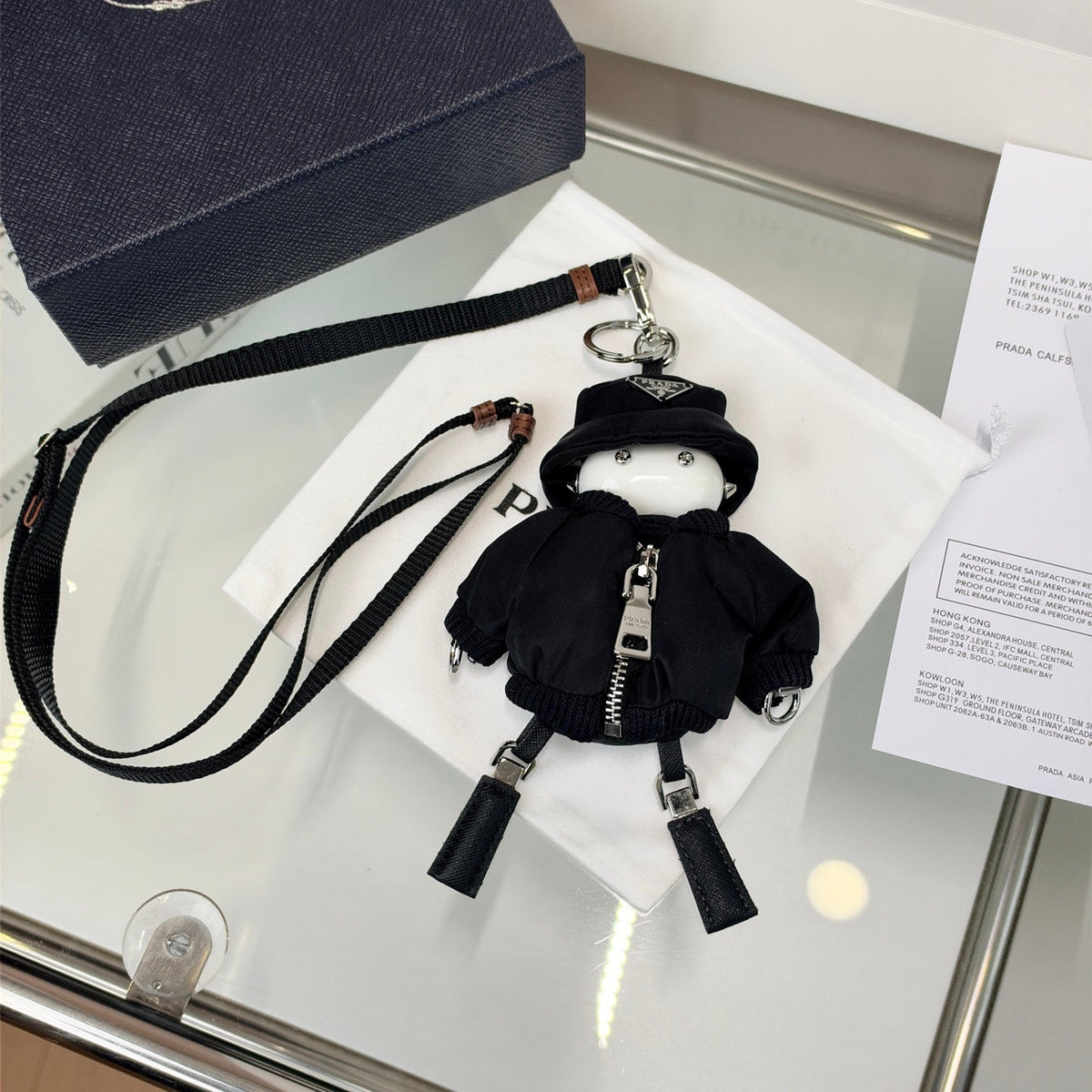 Prada Soft Robot Re-Nylon Bag Charm 546252