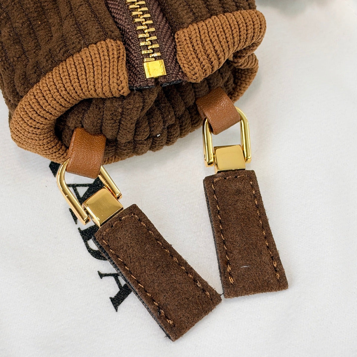 Prada Soft Robot Corduroy Bag Charm 546253