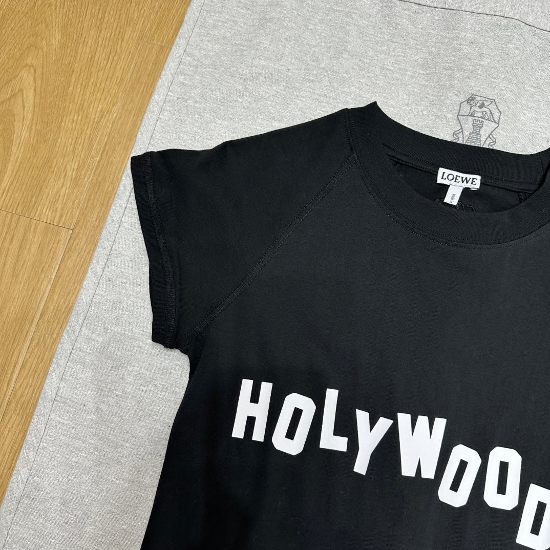 Loewe 25 Shhot Sleeved T-shirt Cotton