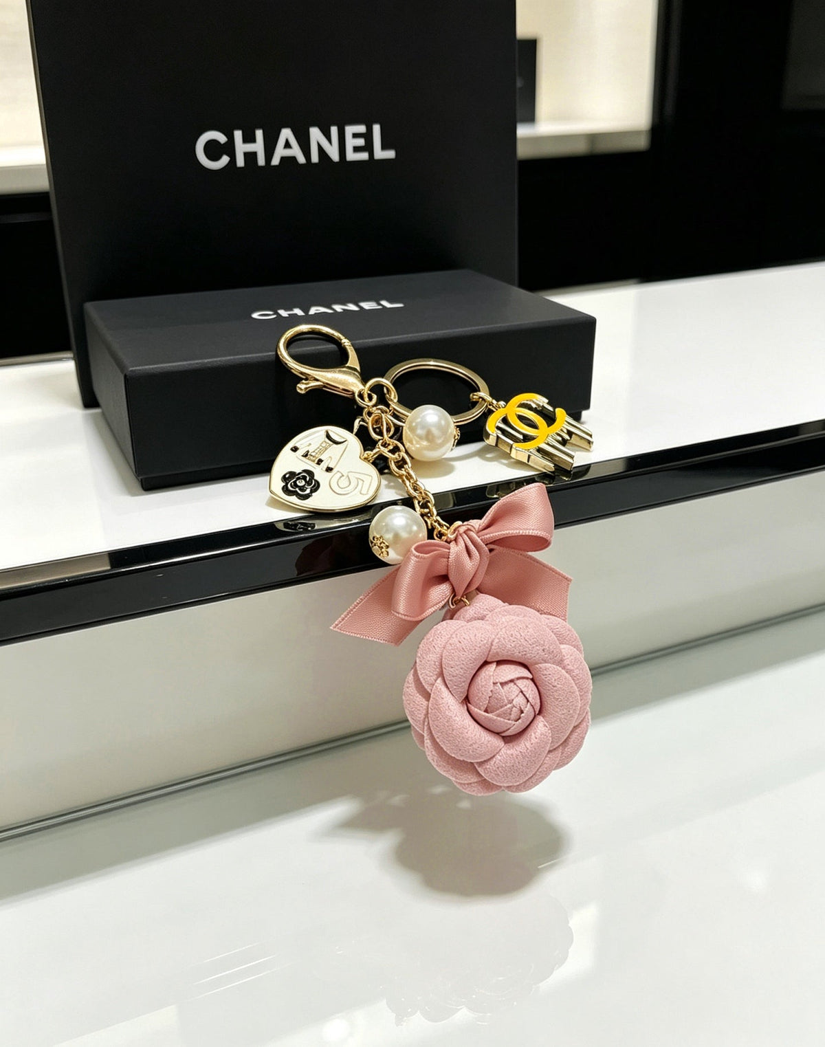 Chanel Camellia Flower Charm