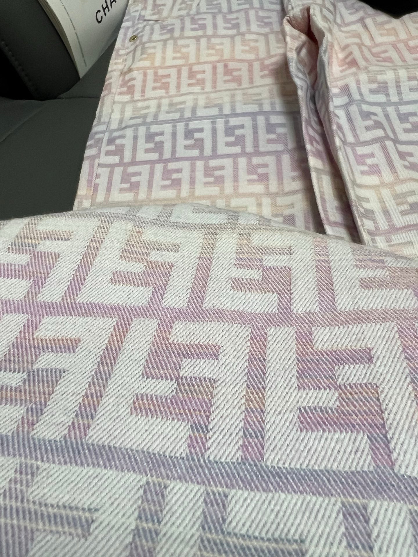 Fendi 25 Jacquard Straight Leg Pants 0018