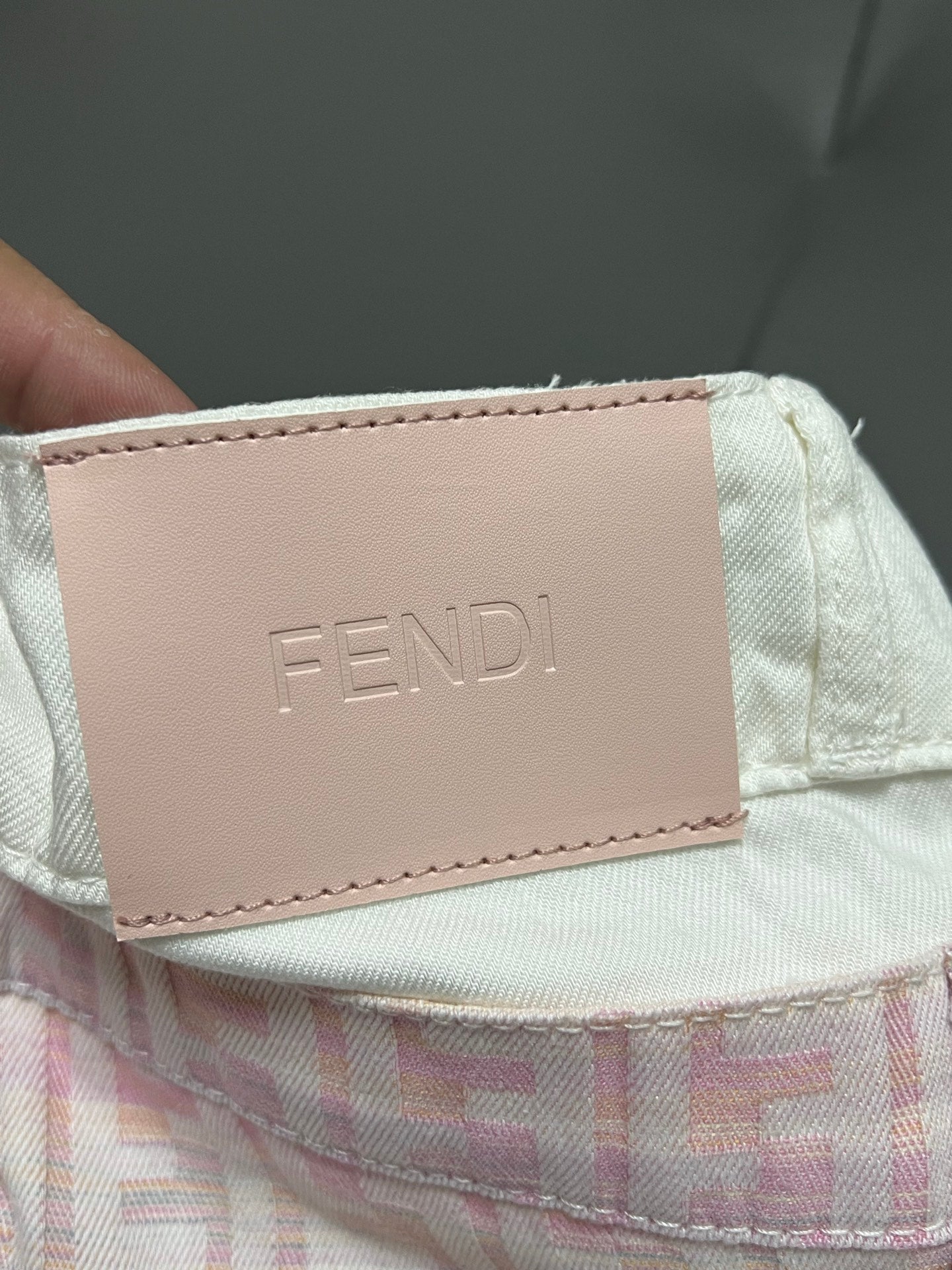 Fendi 25 Jacquard Straight Leg Pants 0018