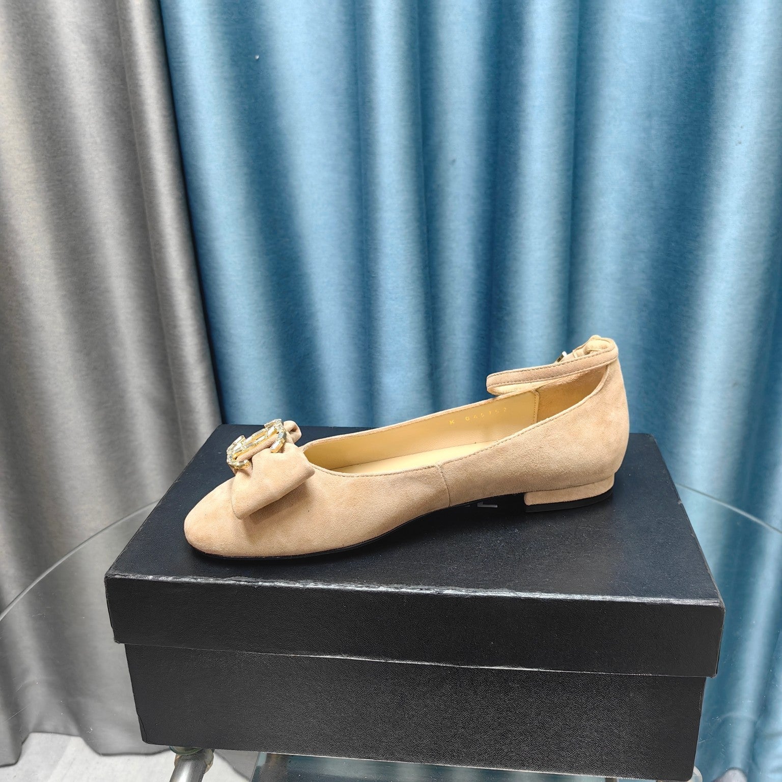 CC Mary Jane Beige Suede And Lambskin