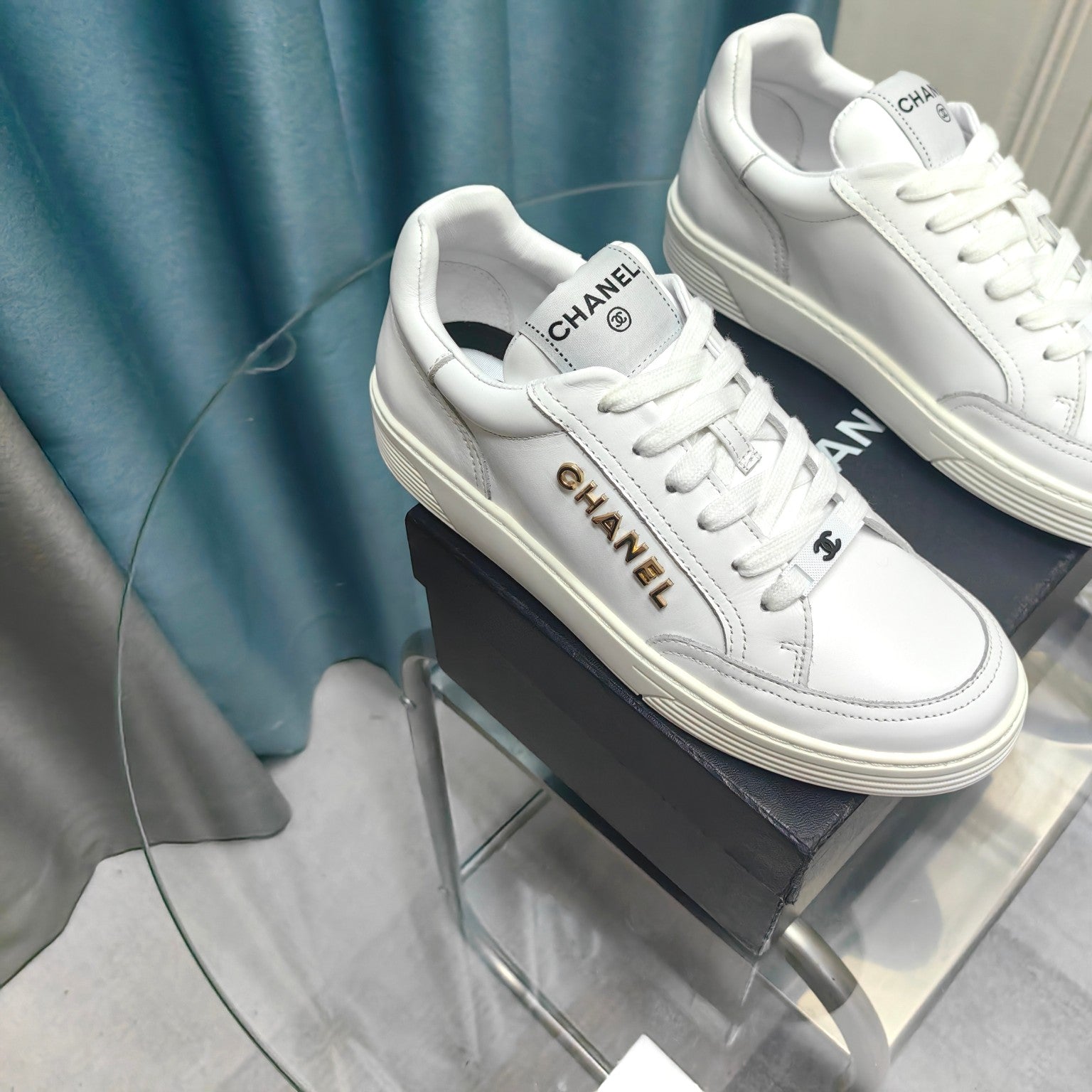 CC Low Sneaker White Cowhide