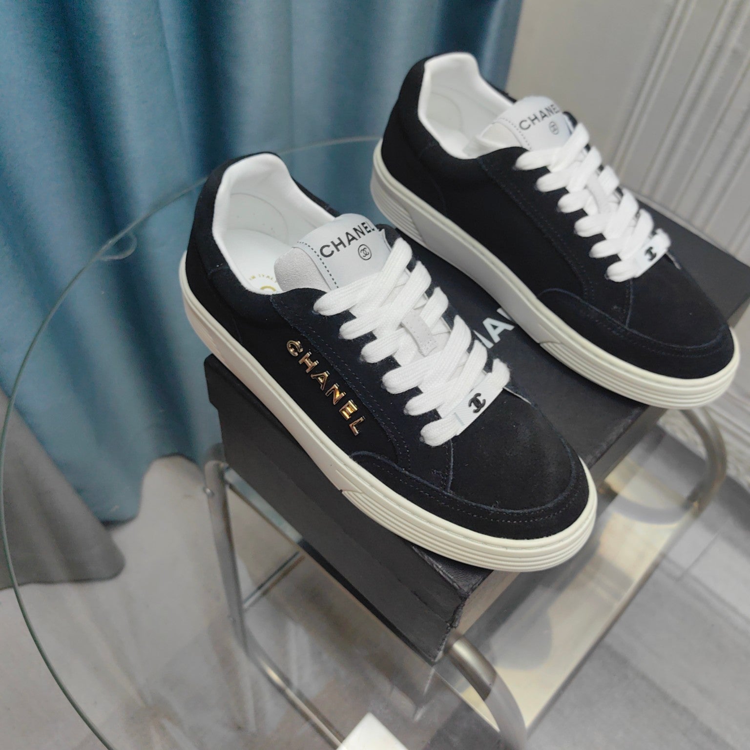 CC Sneaker Black Suede