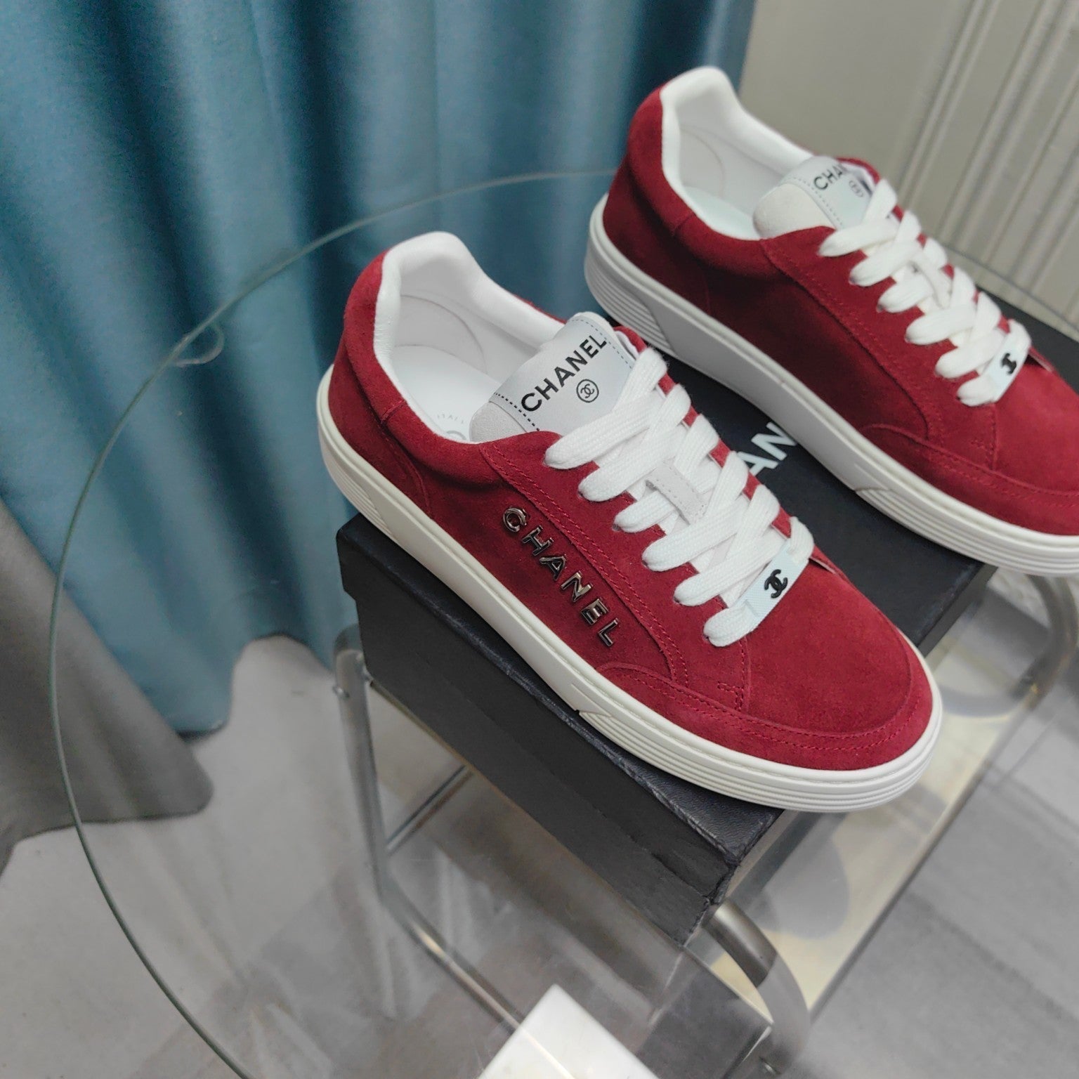 CC Sneaker Red Suede