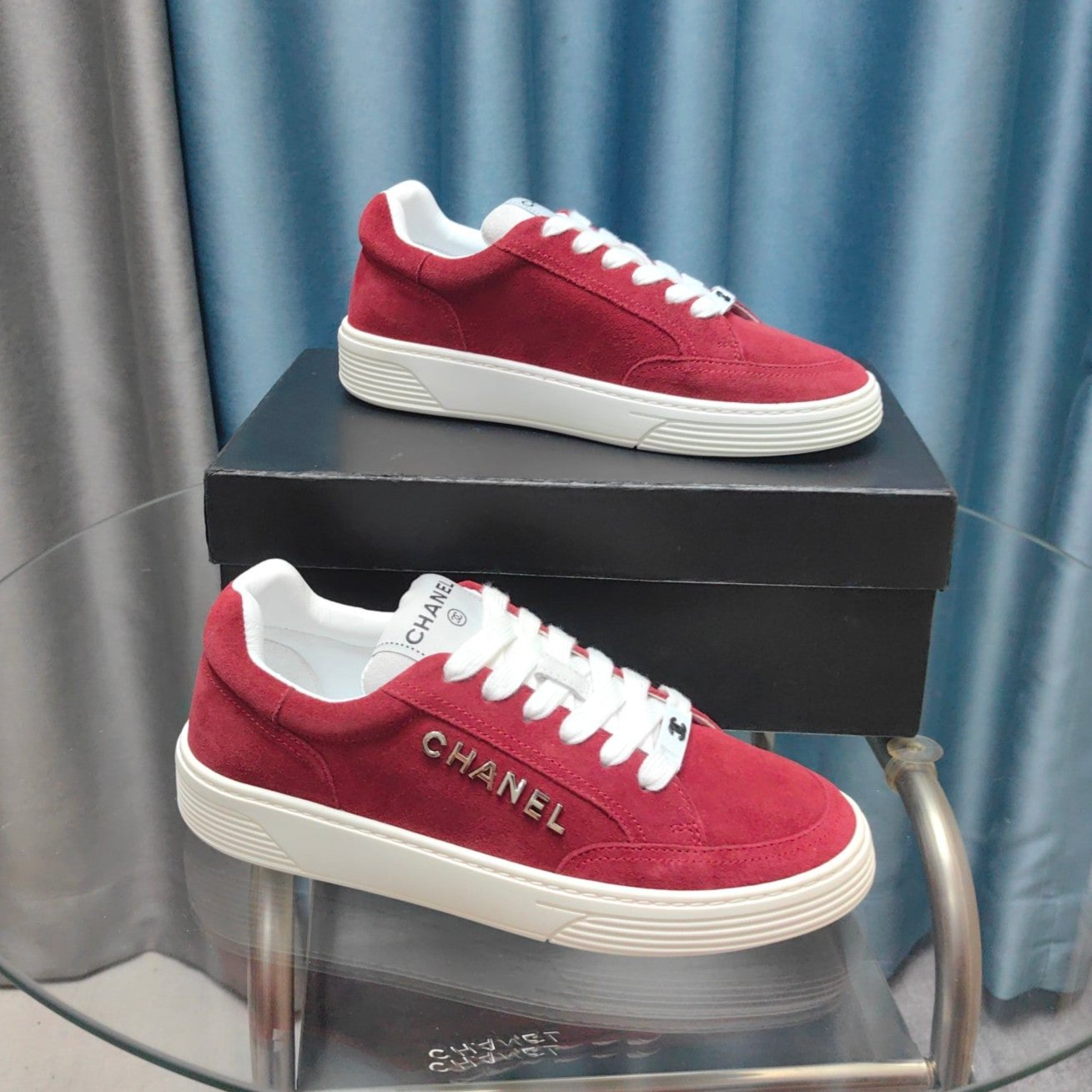 CC Sneaker Red Suede