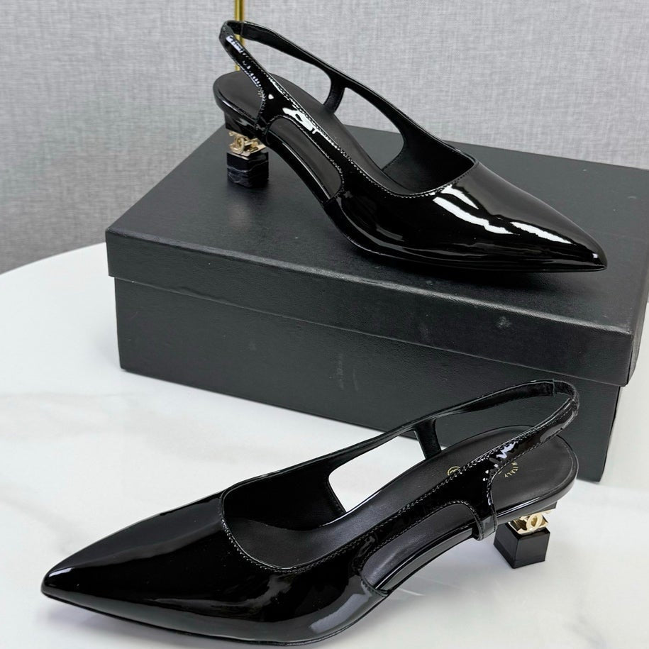 Chanel 2026 Slingback Patent Leather 904478