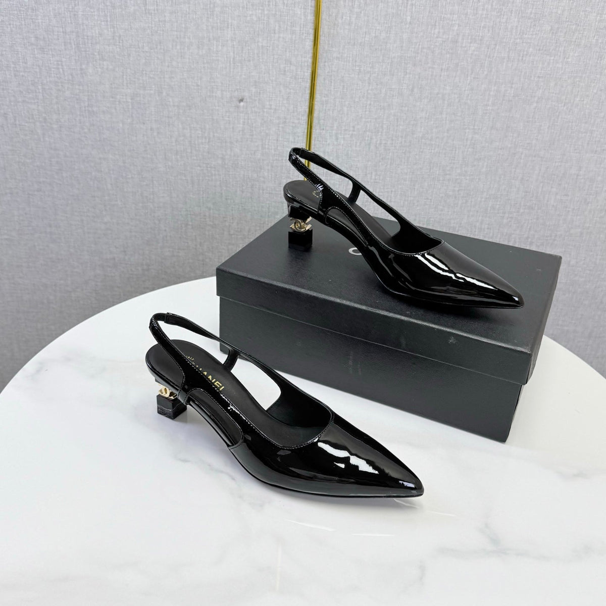 Chanel 2026 Slingback Patent Leather 904478
