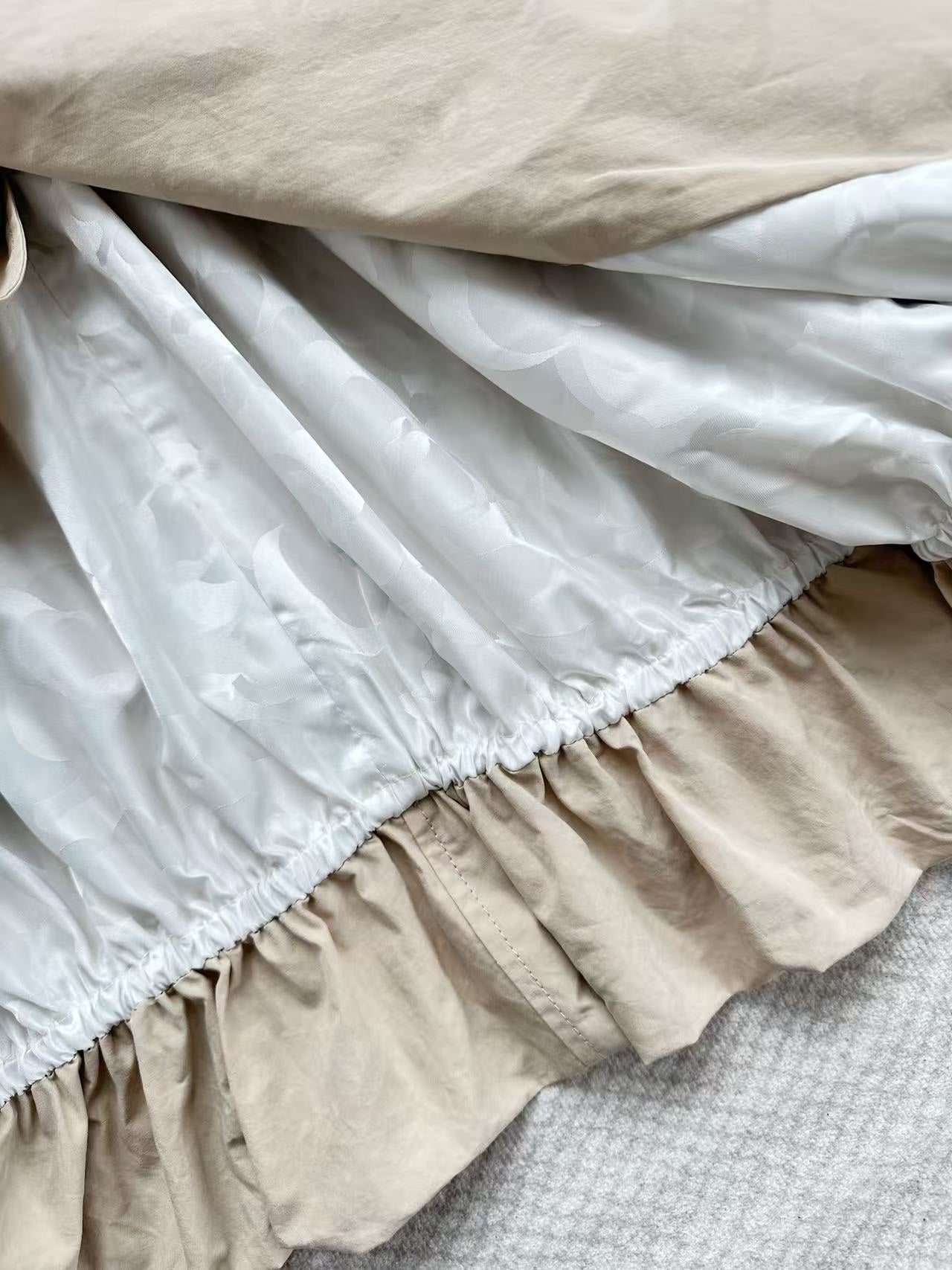 CC 25 Long Coat Beige Cotton 99890950