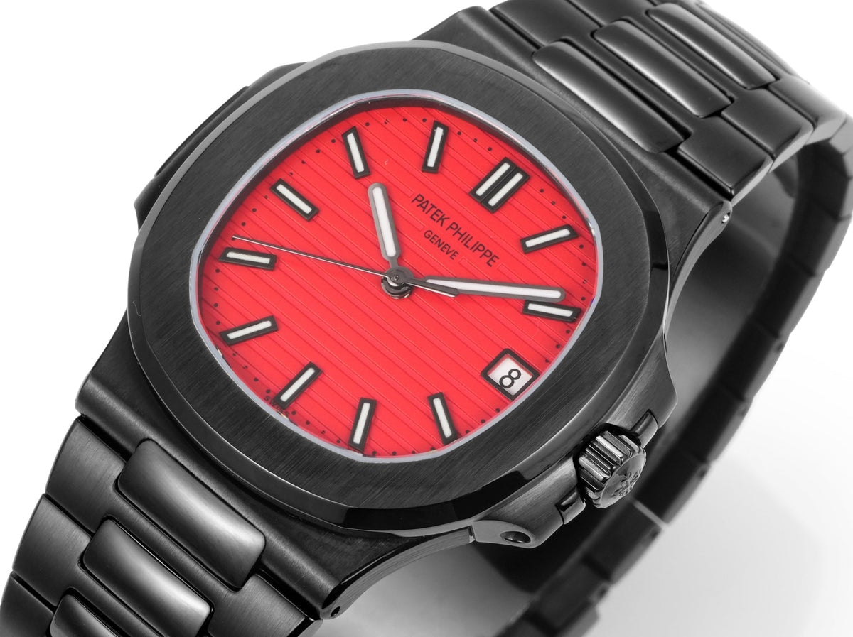 Patek Philippe Nautilus 5711 Red Dial Black Case Watch