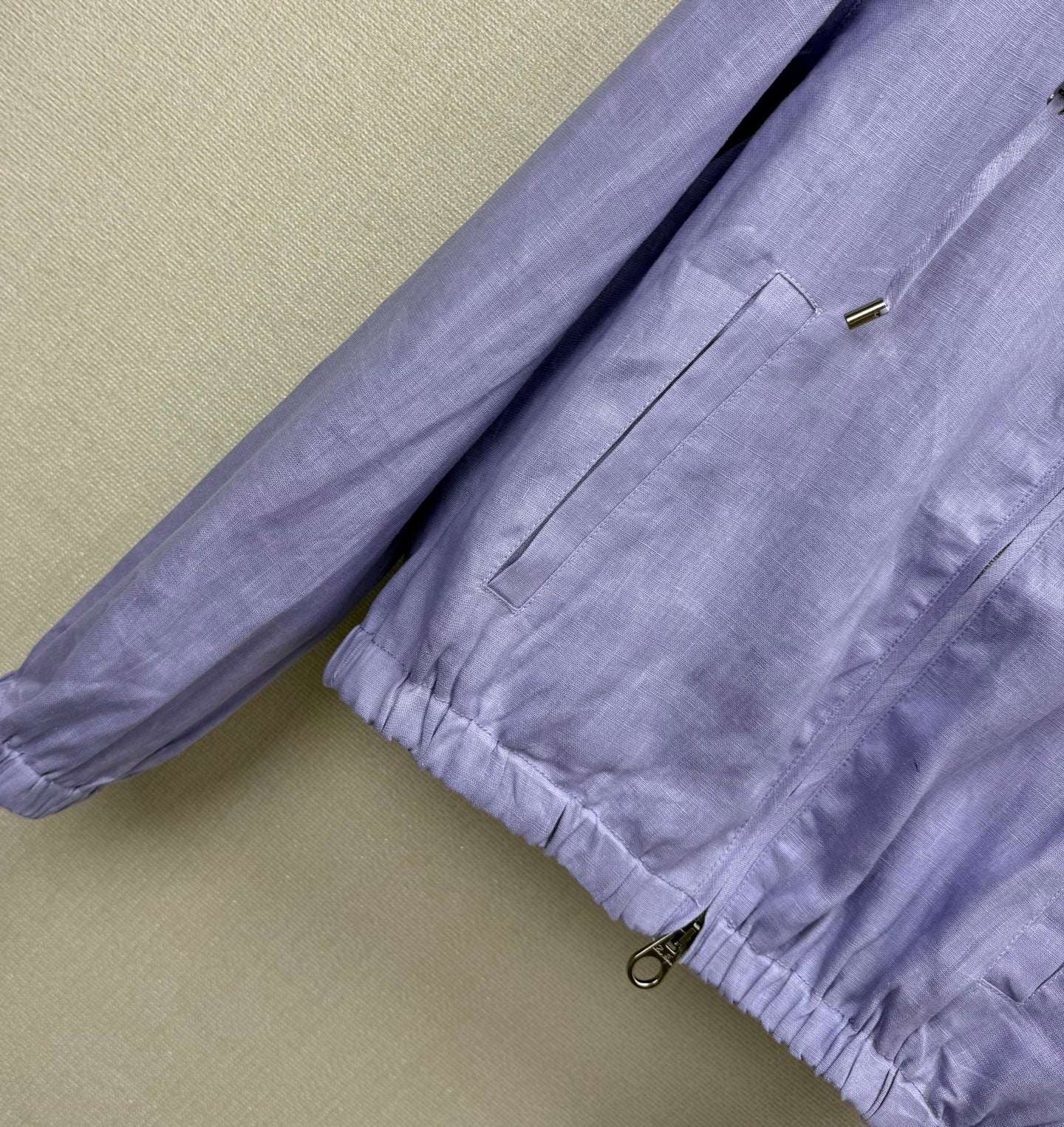 LP 25 Linen Hooded Purple Jacket 297177