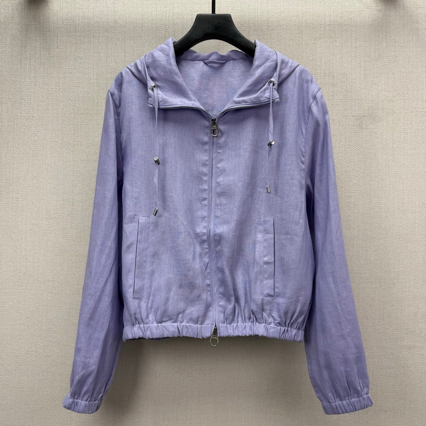 LP 25 Linen Hooded Purple Jacket 297177