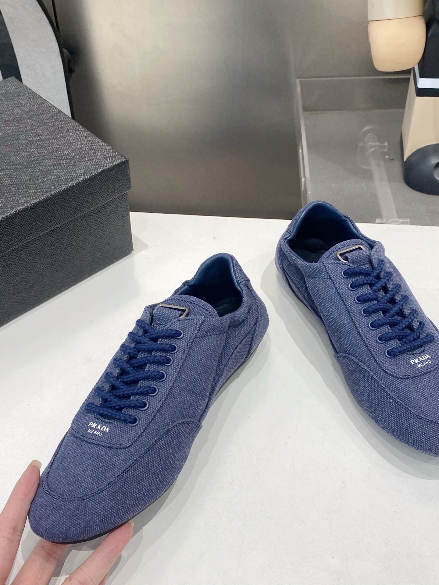 PRA 26S Casual Sneaker Dark Blue Canvas 628551