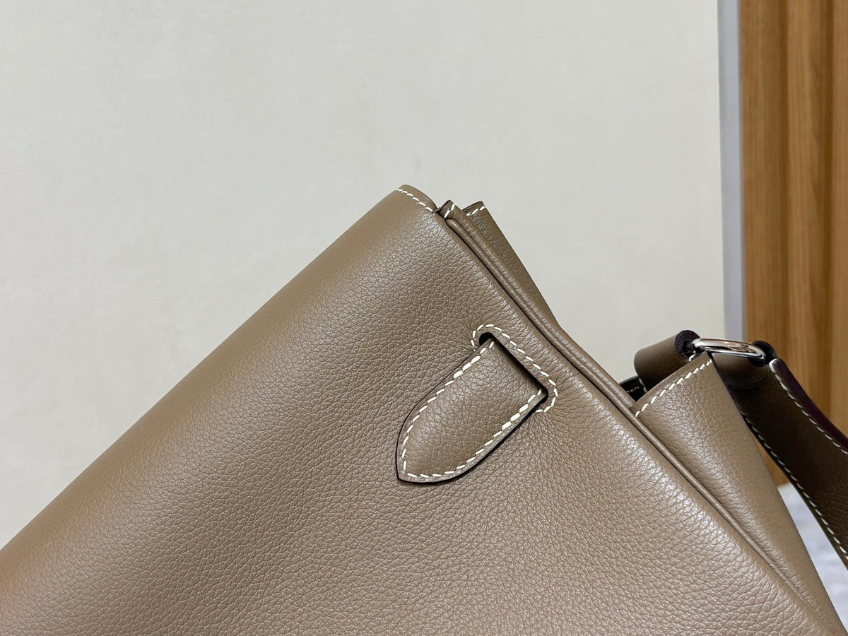 High-end Hermes 2026 Kelly Messenger 25cm Bag Evercolor Leather