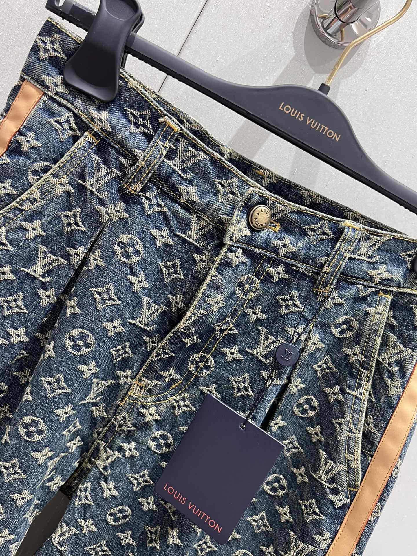 LV  Jean Denim Blue Cotton 206952