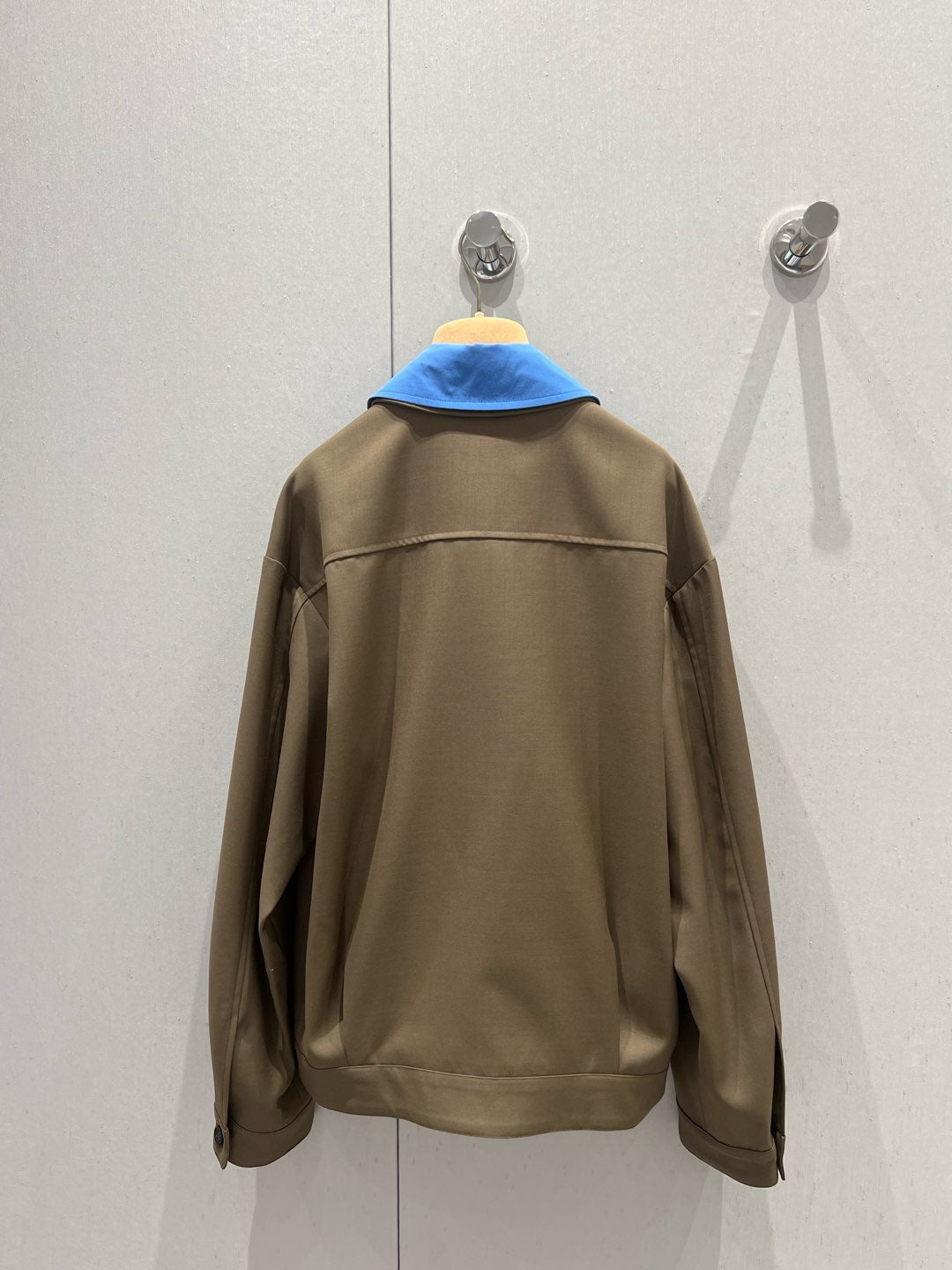 Miu Miu Jacket Brown Blue Wool 209261