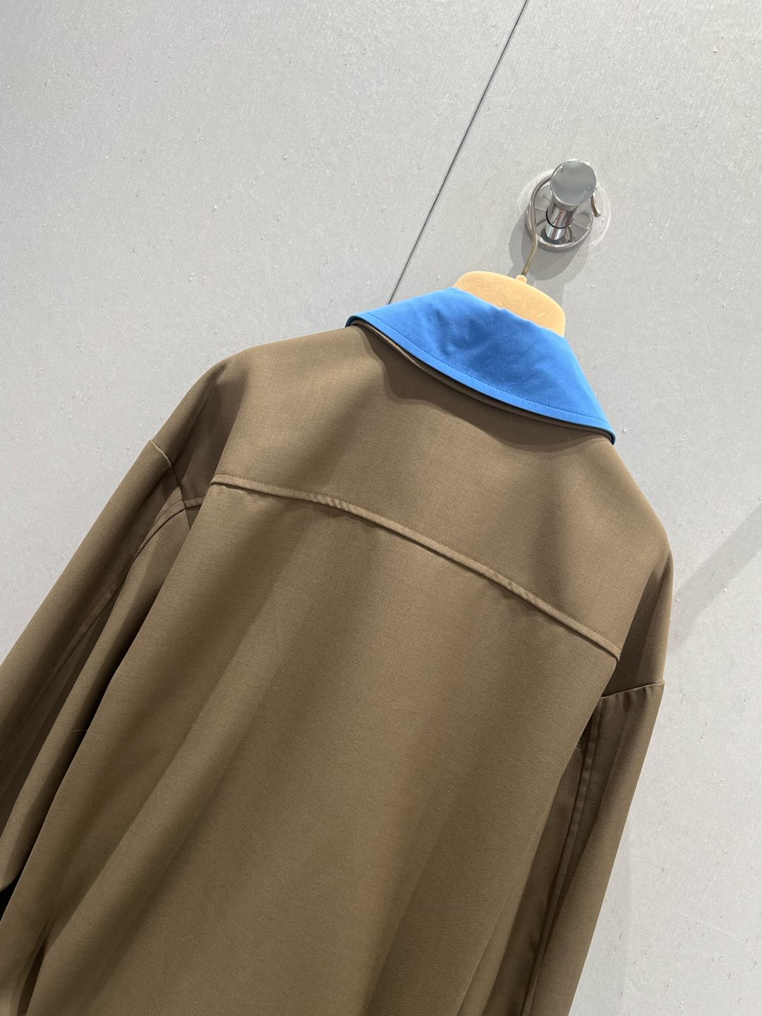 Miu Miu Jacket Brown Blue Wool 209261