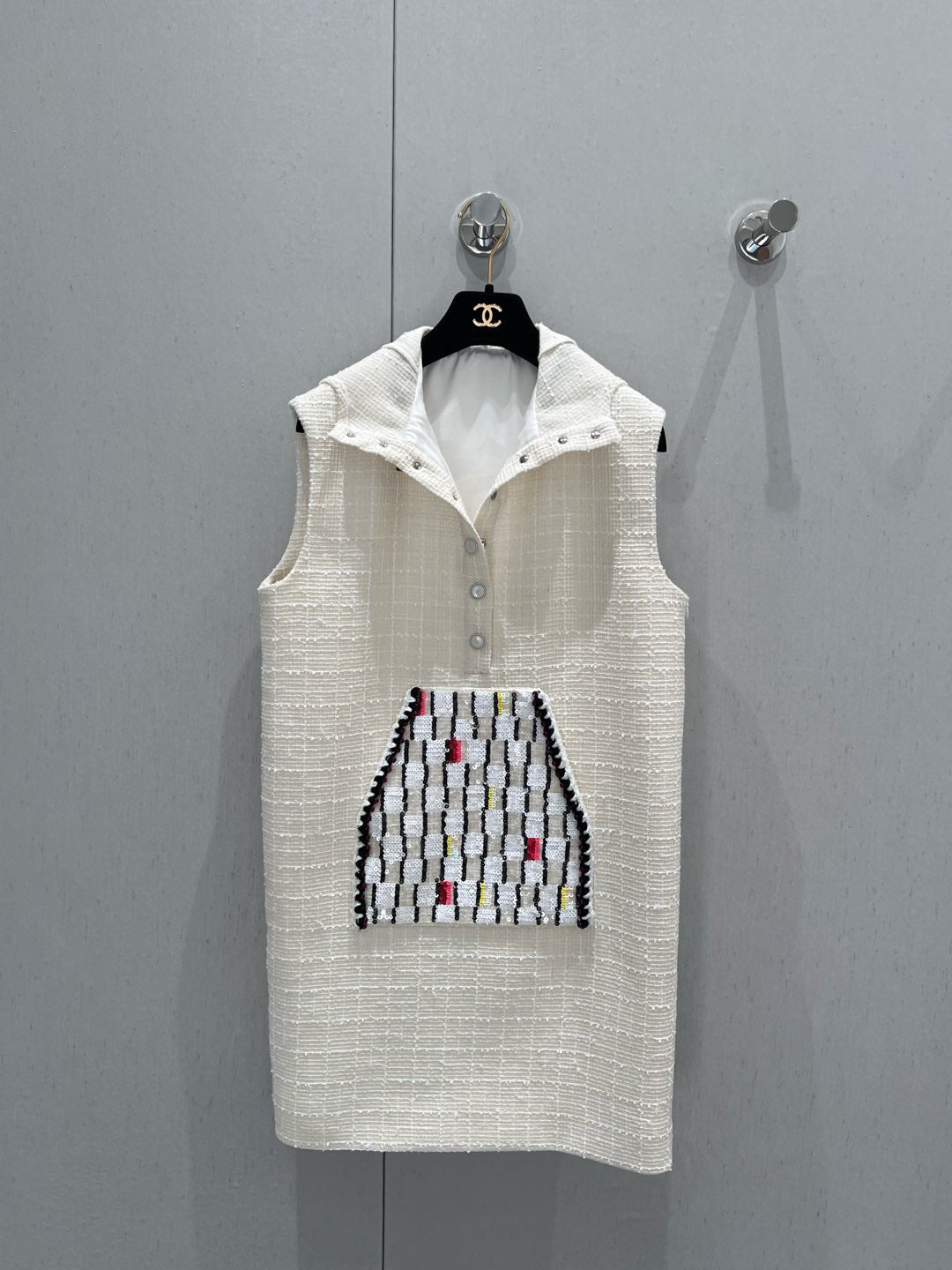 CC 25 Dress White Wool