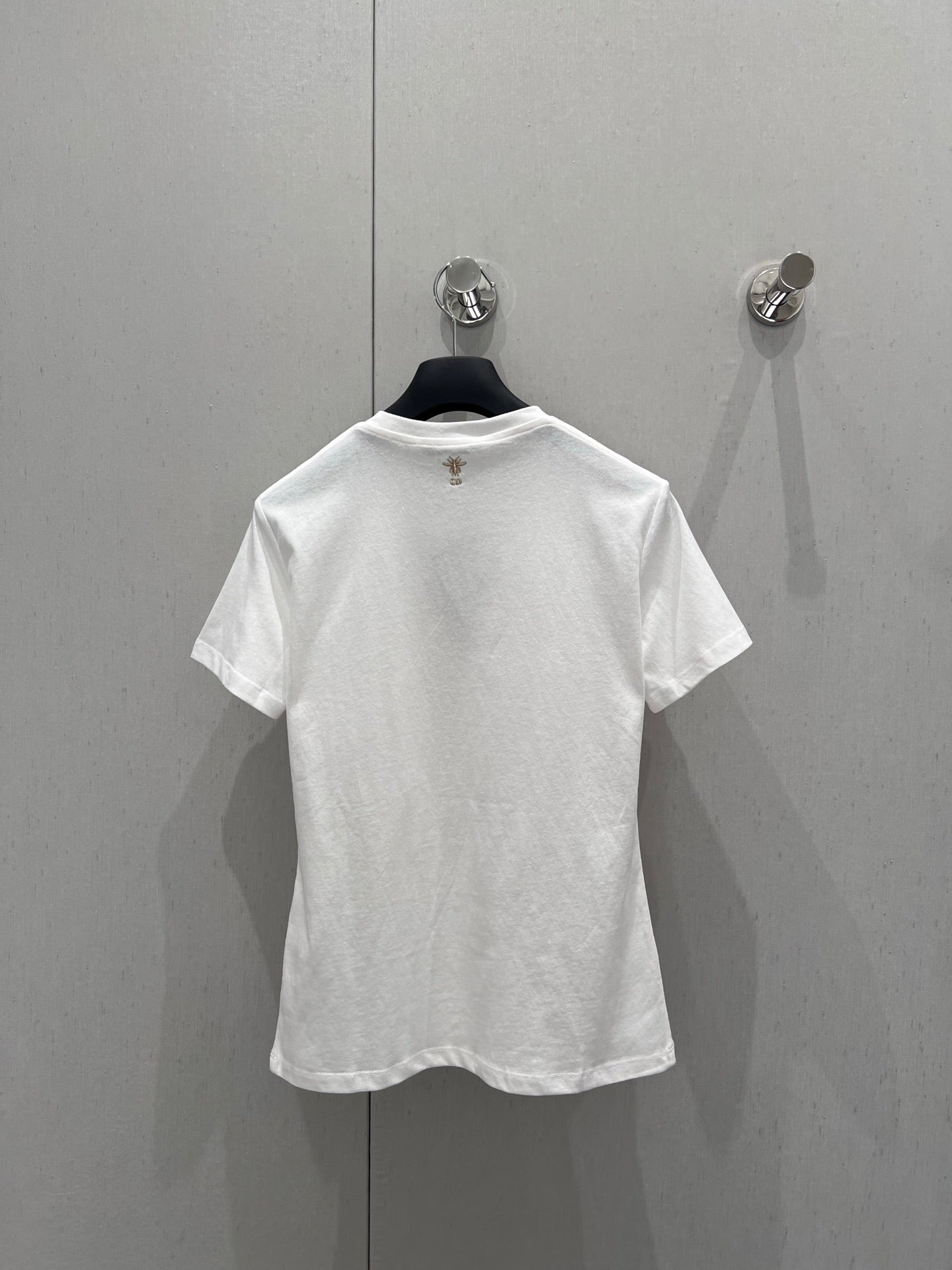 CD 25 T-shirt White Gold cotton 211144