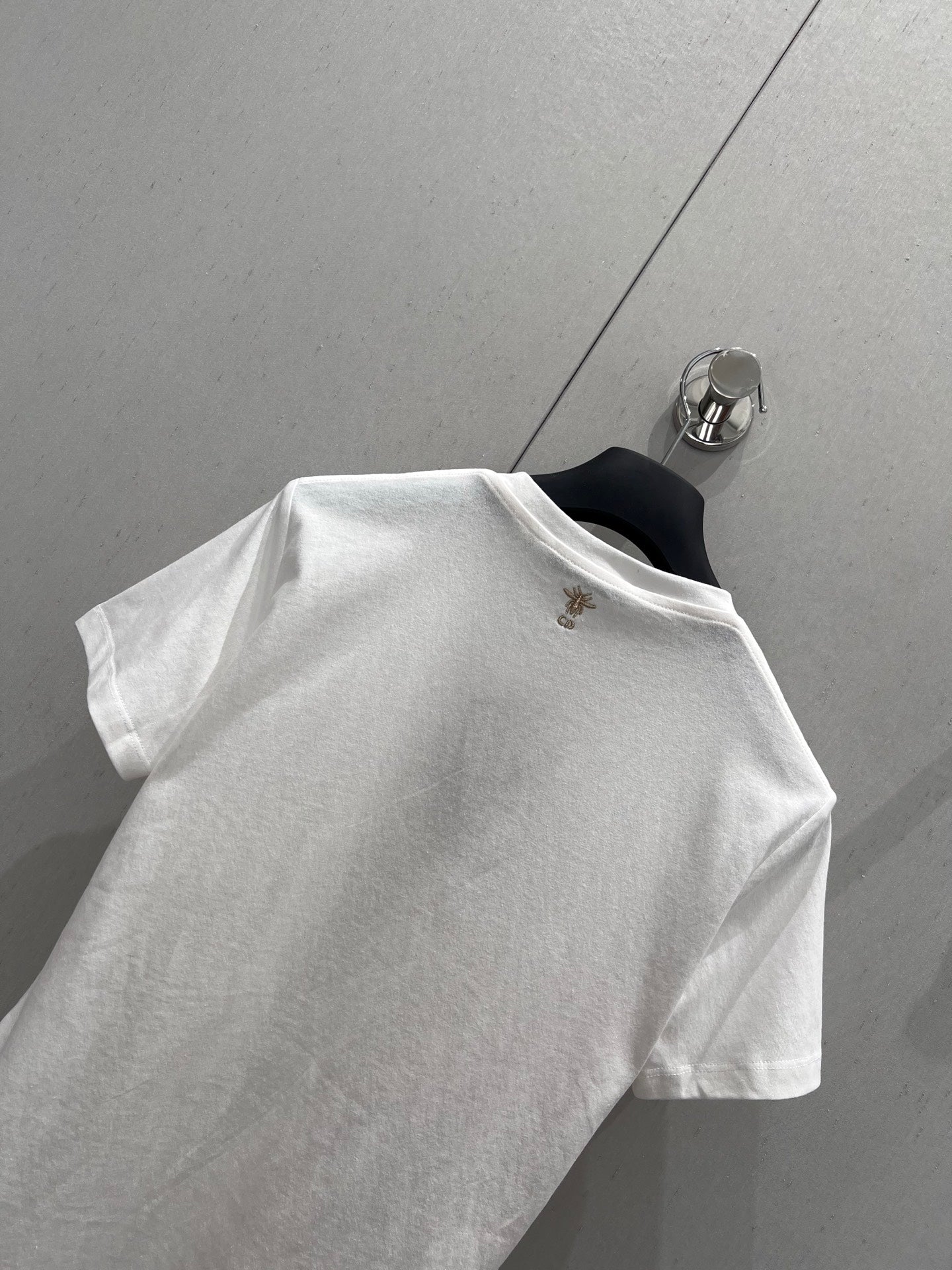 CD 25 T-shirt White Gold cotton 211144