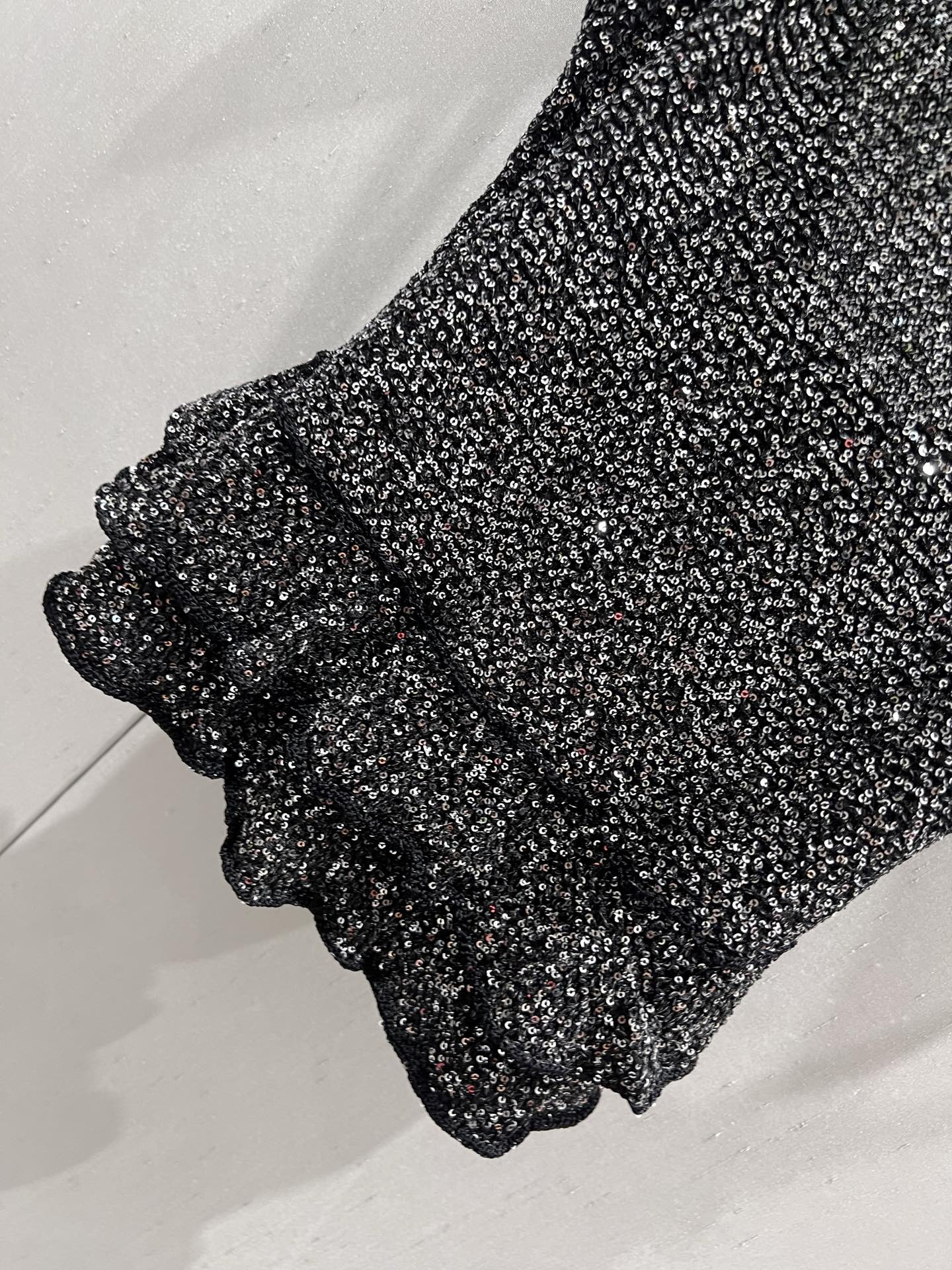 CC 25 Rhinestones Tank Top Black Polyamide