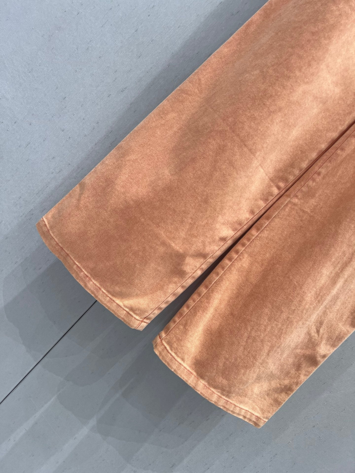 CC 25 Straight Jeans Orange Cotton