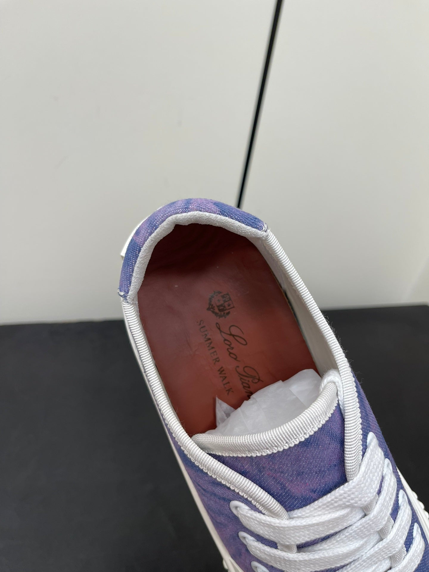 LP CLASSIC BISCUIT SNEAKER LAPIS CALFSKIN