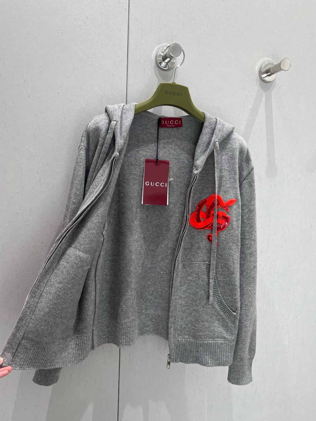 Gucci 25 Set Gray Wool 209933