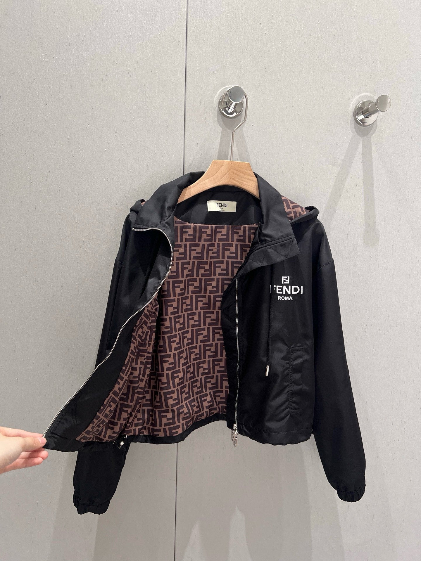 Fendi 25 Set Black Polyester 216252
