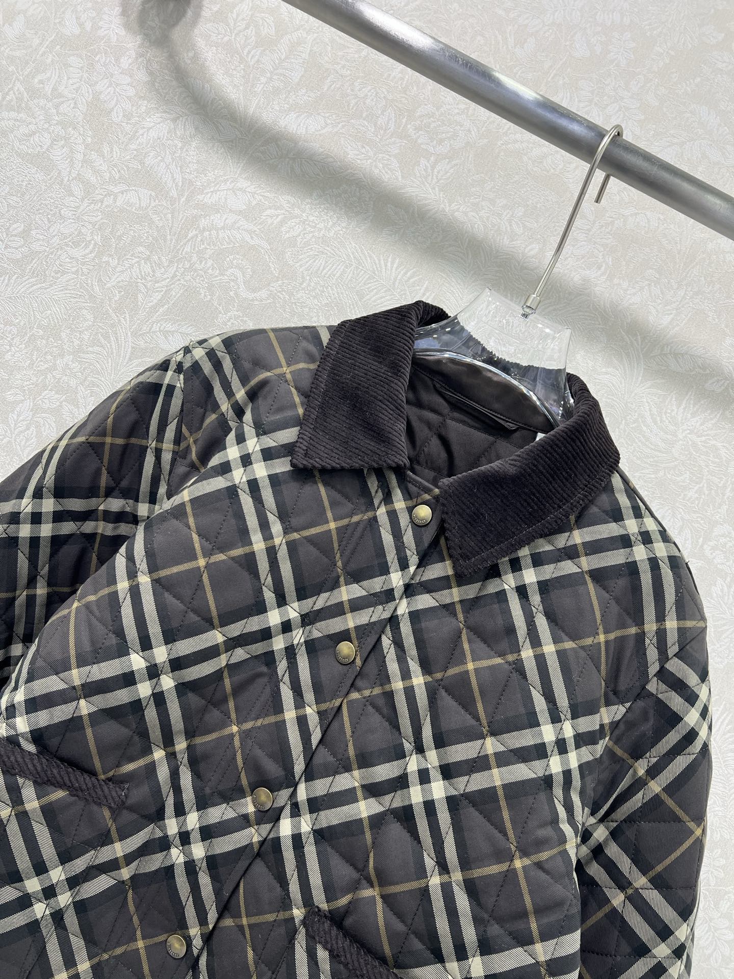 Burberry 25 Quilted Cropped Jacket Multicolor  Cotton