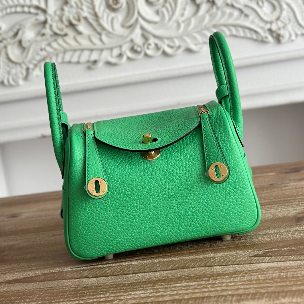 High-end Hermes 2026 Lindy Bag 19cm Togo Leather 1