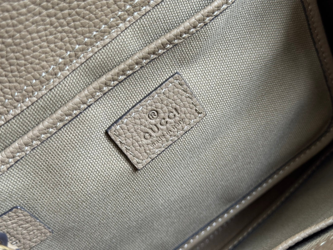 Gucci Jackie Tote Bag Beige Leather 248602