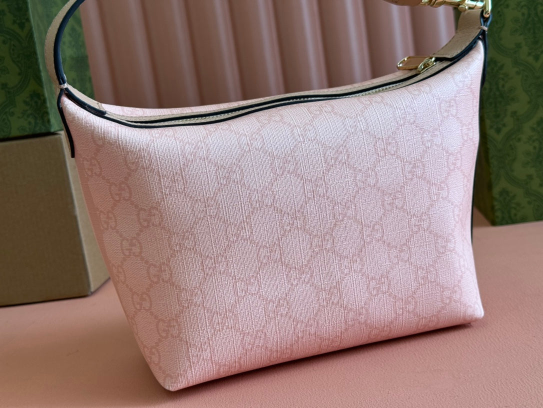 Gucci Ophidia 20cm Bag Pink  Canvas 239922