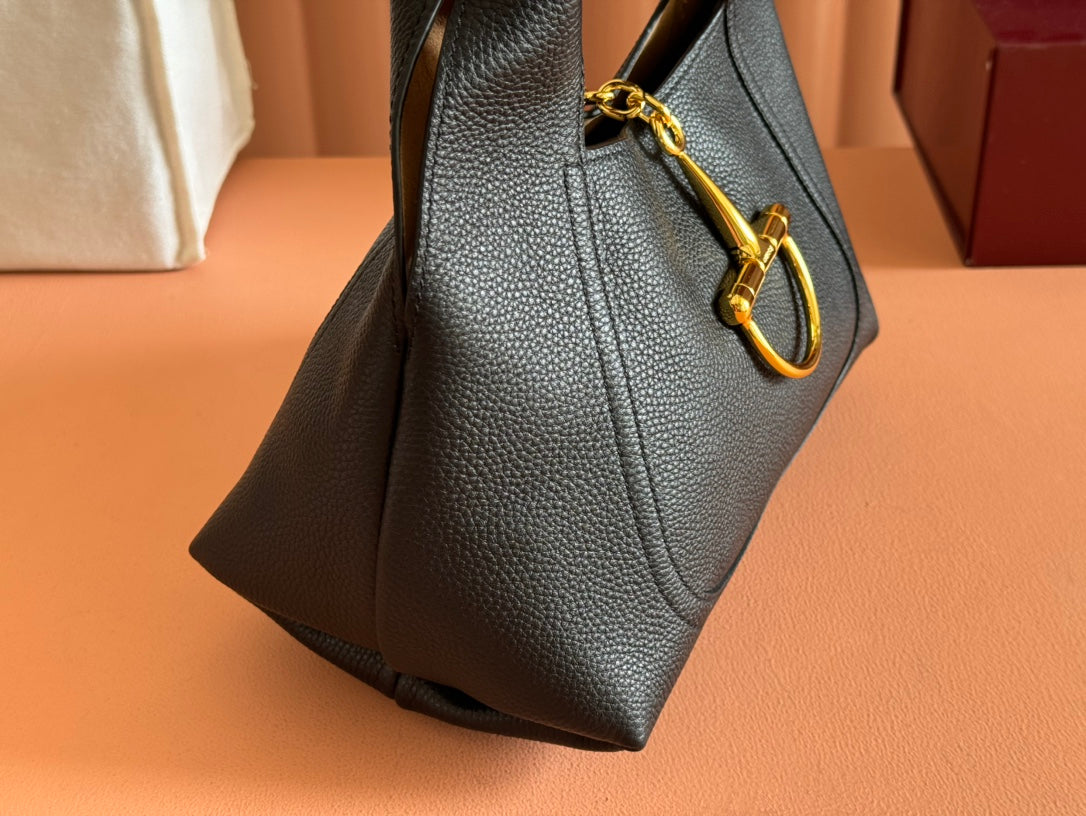 Gucci Solfbit  Bag Black Calfskin 244322