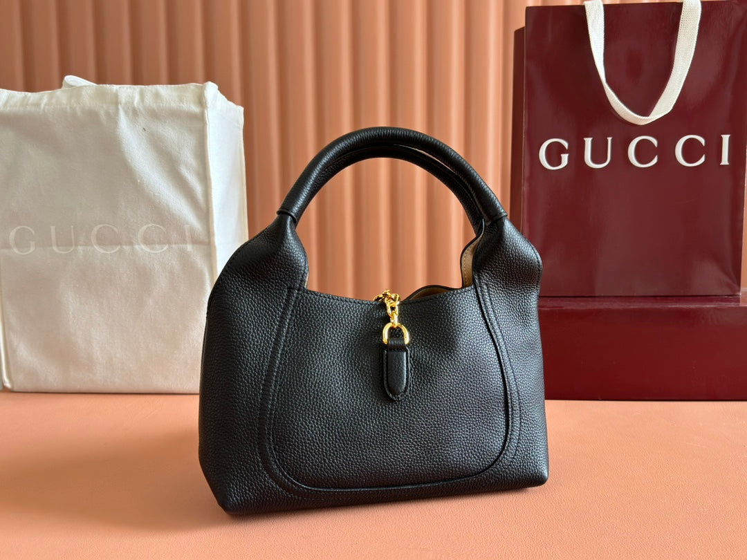 Gucci Solfbit  Bag Black Calfskin 244322