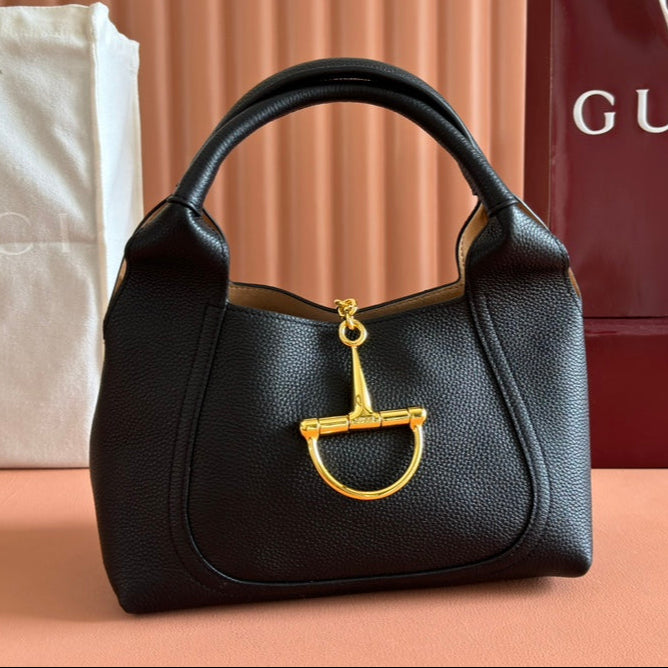 Gucci Solfbit  Bag Black Calfskin 244322
