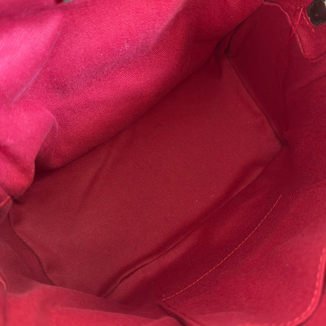 Gucci Donald Backpack Ebony Canvas Leather 255348