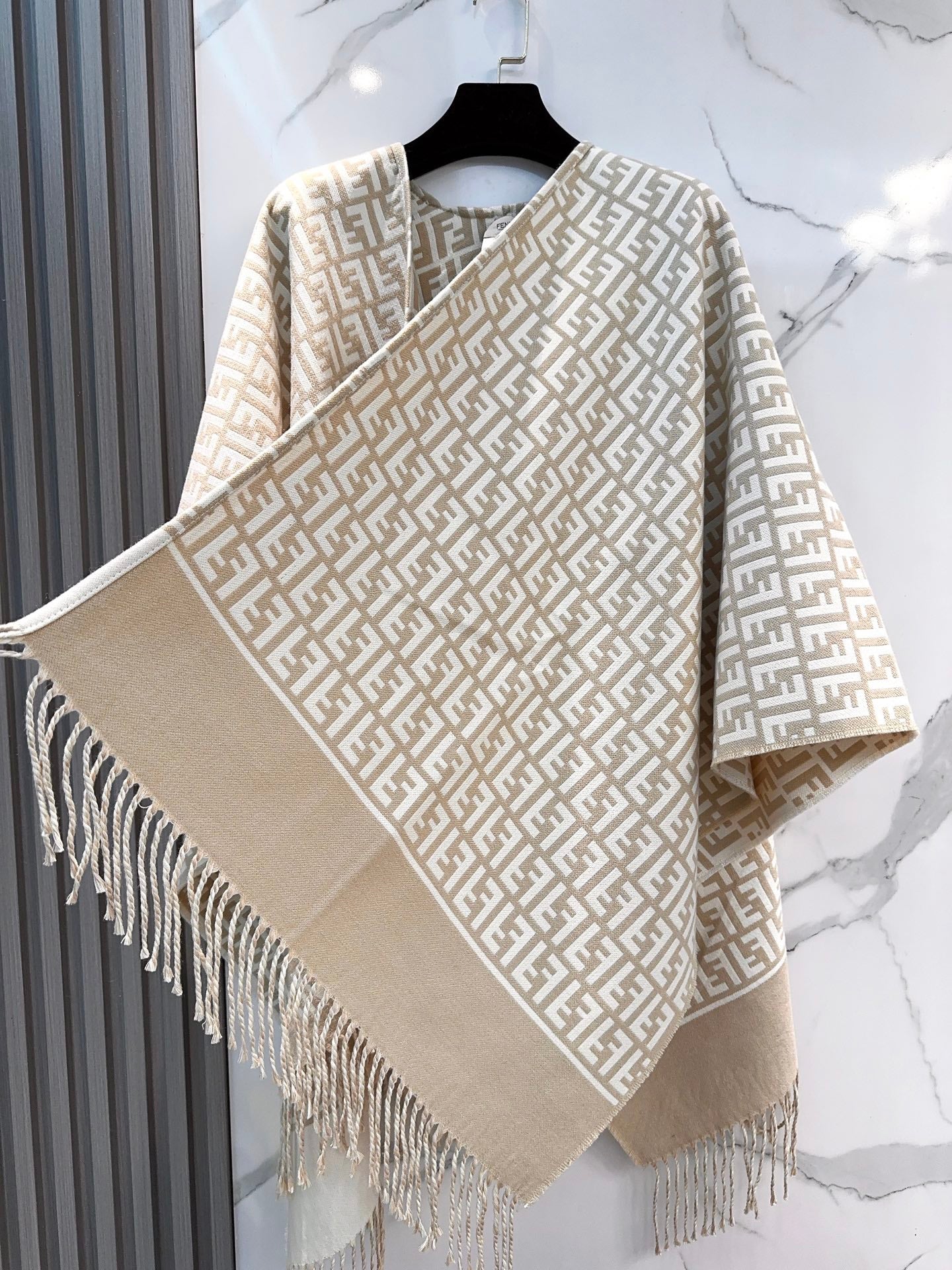 FF Limited  140CM Scarf Beige Cashmere 104161