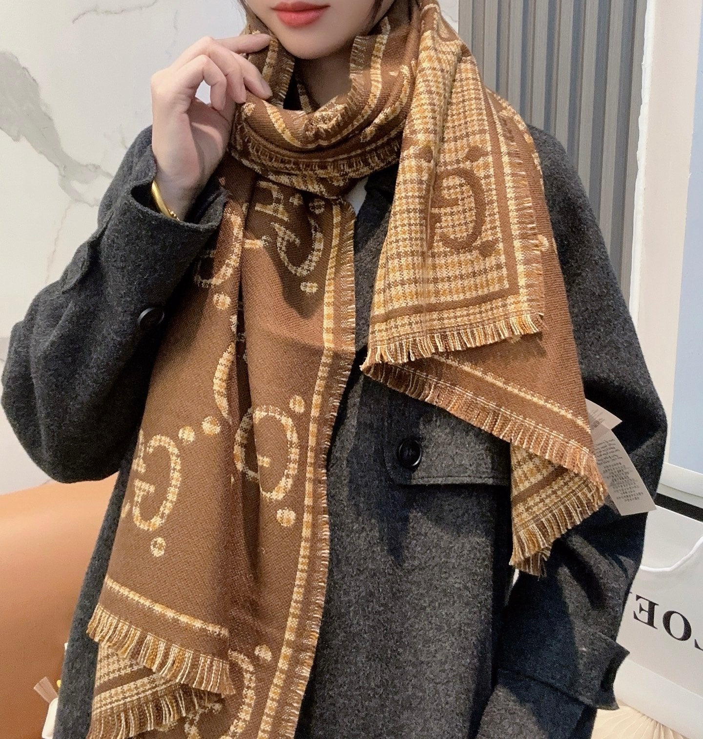 GG Classic 180CM Brown Wool 287939